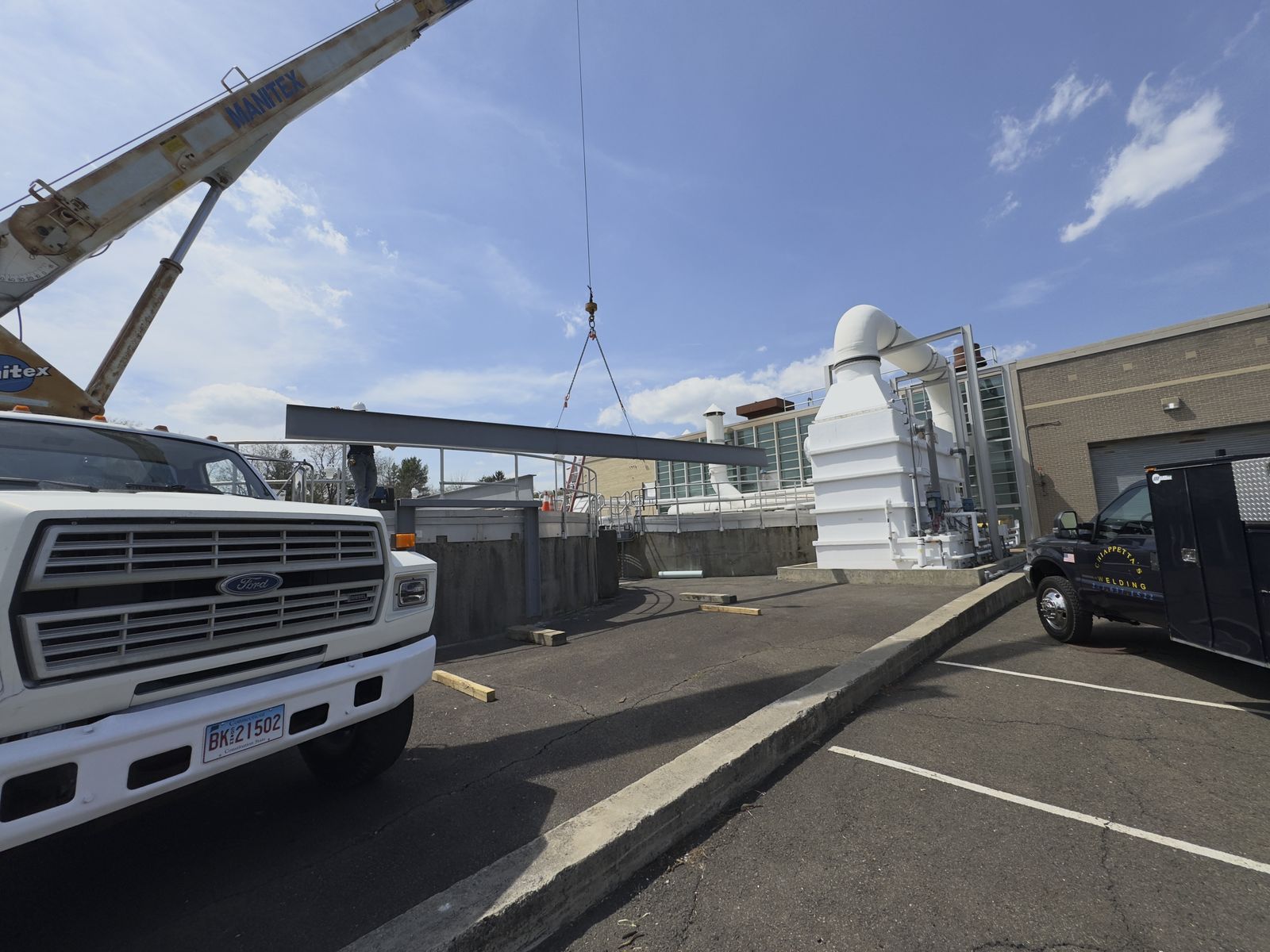Setting structural steel